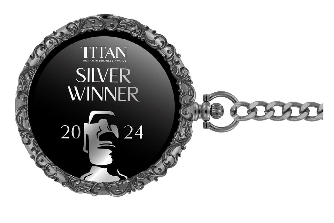 Titan Women in Business Awards 2024 Silver Winner medallion